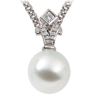 Diamond Semi-mount Pendant
