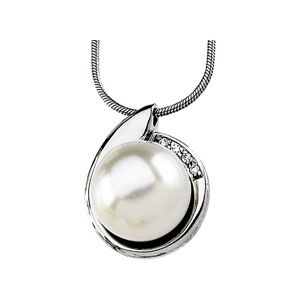 Diamond Semi-mount Necklace
