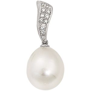 South Sea Cultured Pearl & Diamond Pendant