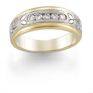 5-Stone Ladies or Gents Wedding Band Mounting