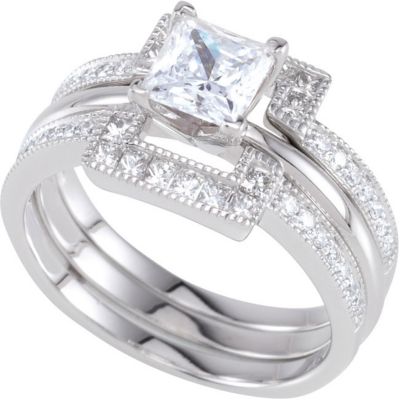 1/2 ct tw Diamond Ring Guard