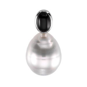 Genuine Onyx Semi-mount Pendant