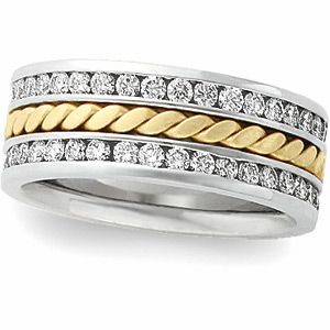 8mm Handwoven Eternity Band Mounting