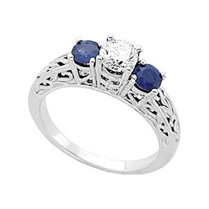 Semi-mount Engagement Ring