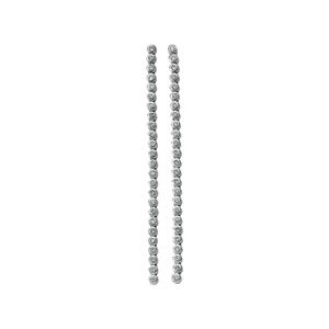 1/2 ct tw Vertical Illusion Strip Diamond Earrings