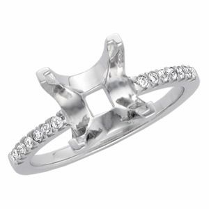 Diamond Semi-Mount Ring