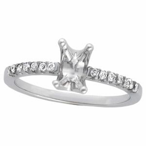 Diamond Semi-mount Ring