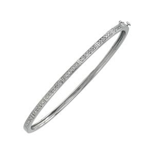 1/3 ct tw Diamond Bangle Bracelet