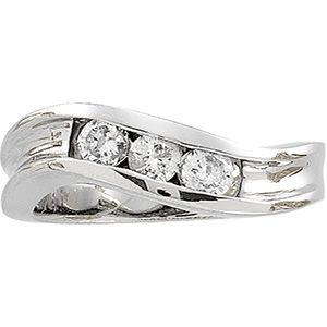 3-Stone Wave Ring Mounting