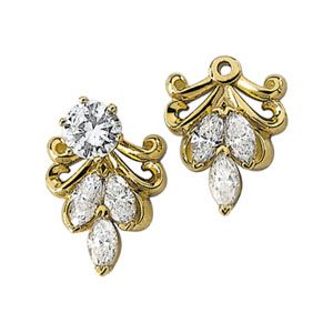 9/10 ct tw Diamond Earring Jacket