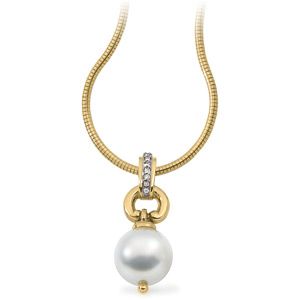 South Sea Cultured Pearl & Diamond Pendant