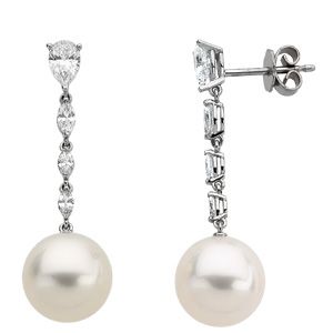Diamond Semi-mount Earrings