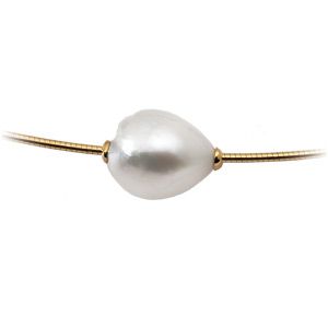  South Sea  Cultured Pearl Slide Necklace
