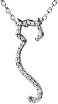 Tender Voices&reg; Cat Silhouette Necklace 