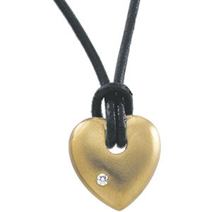 .03 ct Diamond Heart Pendant