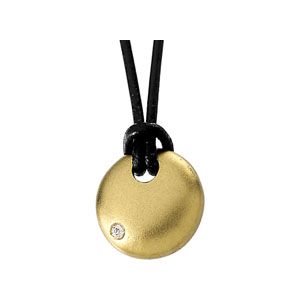 .03 ct tw Circular Diamond Pendant