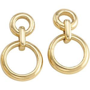 Double Circle Fashion Earring