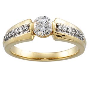 Semi-mount Engagement Ring