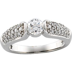 Semi-mount Engagement Ring