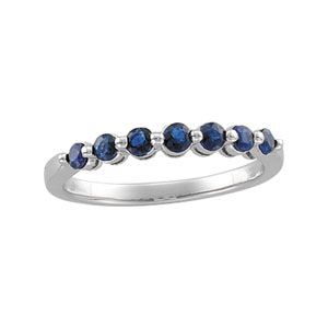 Genuine Sapphire Anniversary Band