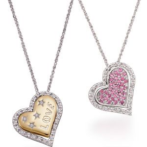 Genuine Pink Sapphire & Diamond Convertible Pendant