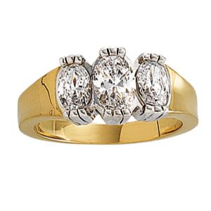 Semi-mount Engagement Ring 