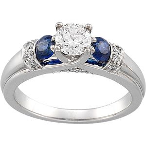 Semi-mount Engagement Ring