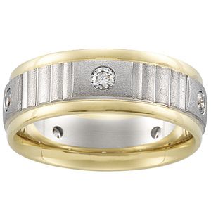1/3 ct tw Diamond Duo Band