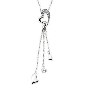 1/10 ct tw Diamond Heart Necklace