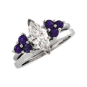 Genuine Sapphire Solitaire Enhancer