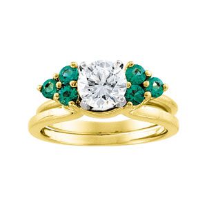 Genuine Emerald Solitaire Enhancer