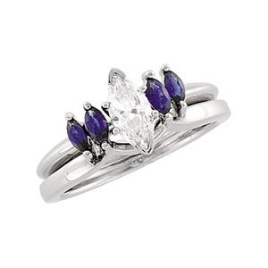 Genuine Sapphire Solitaire Enhancer