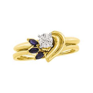 Genuine Sapphire Solitaire Enhancer