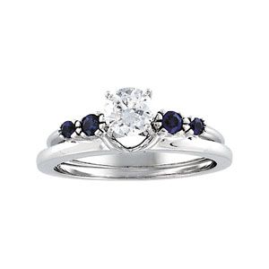 Genuine Sapphire Solitaire Enhancer