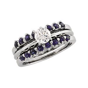 Genuine Sapphire Solitaire Enhancer