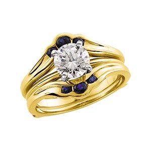 Genuine Sapphire Solitaire Enhancer