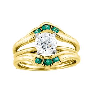 Genuine Emerald Solitaire Enhancer