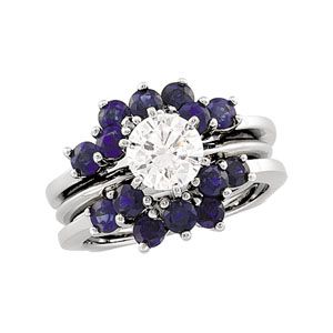 Genuine Sapphire Solitaire Enhancer