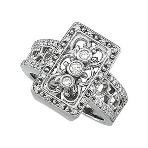 3/8 ct tw Diamond Right Hand Ring