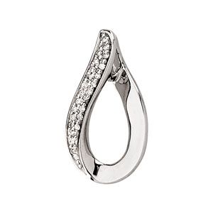 1/6 ct tw Diamond Chain Slide