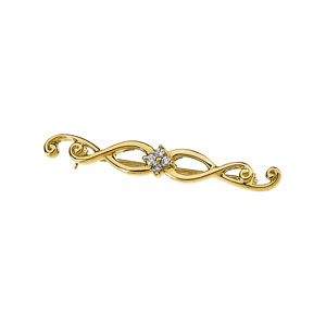 .08 ct tw Diamond Brooch