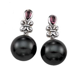 Drop Earring Mounting for Pearl  Center