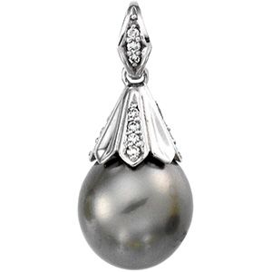 Diamond Semi-mount Pendant