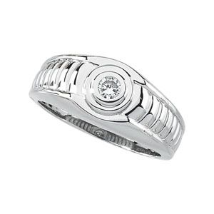 1/4 ct tw Mens Diamond Ring
