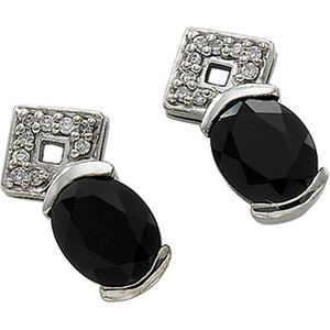 Earring Mounting for Oval Center