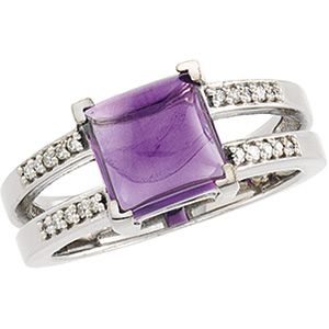  Ring Mounting for Square Gemstone 