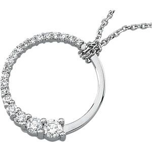 Journey Diamond Circle Pendant