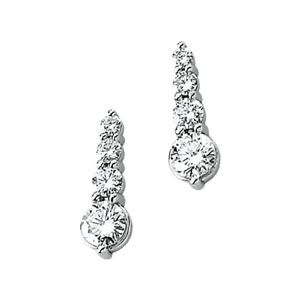 1 ct tw Journey Diamond Earring
