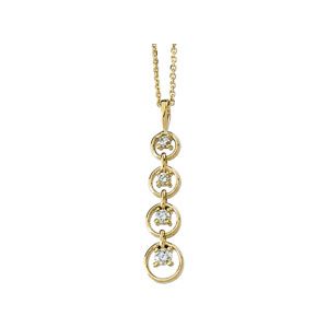 1/4 ct tw Journey Diamond Circle Pendant