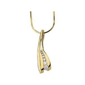 1/3 ct tw Journey Diamond Pendant